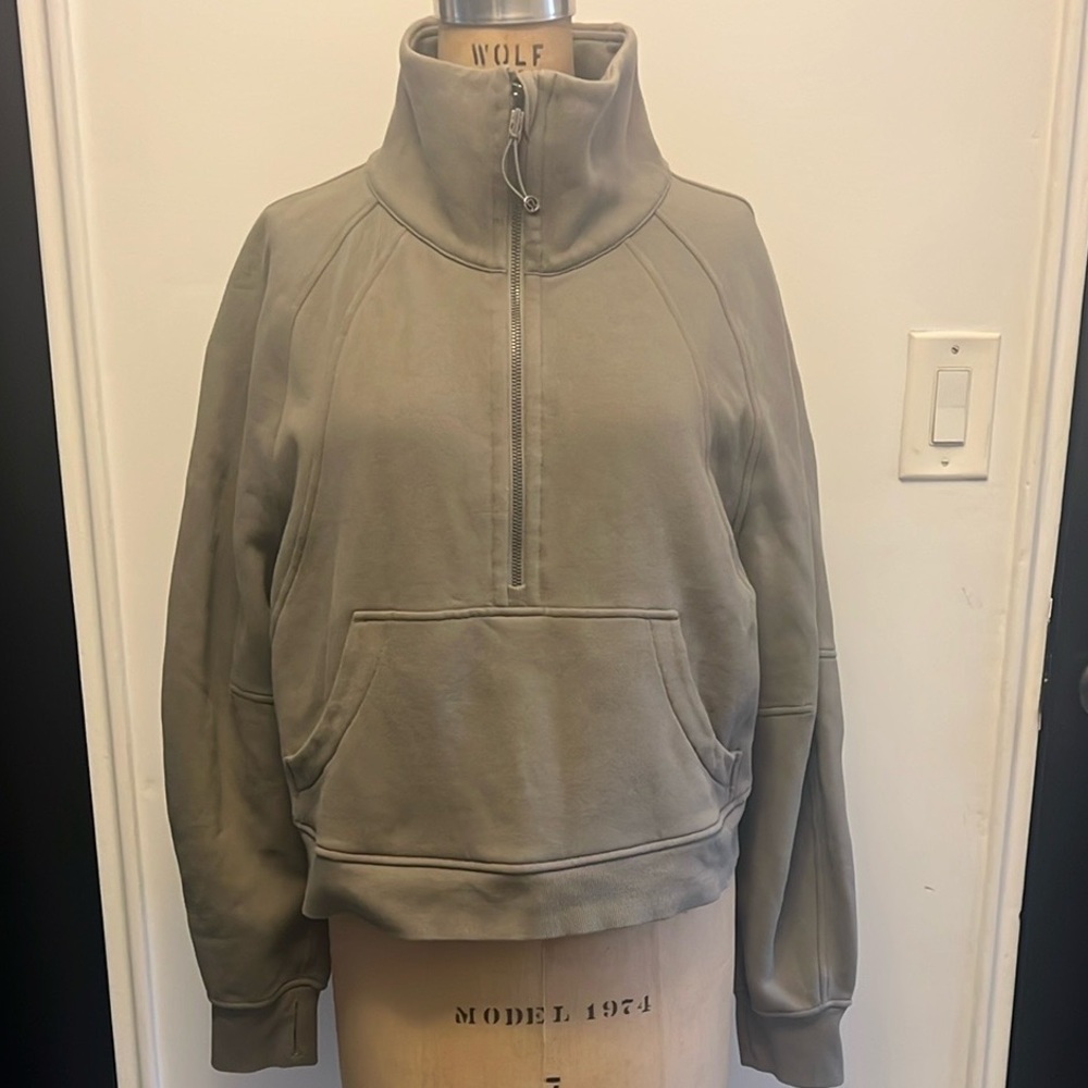 Lululemon Scuba Oversized Funnel Neck Half Zip M/L